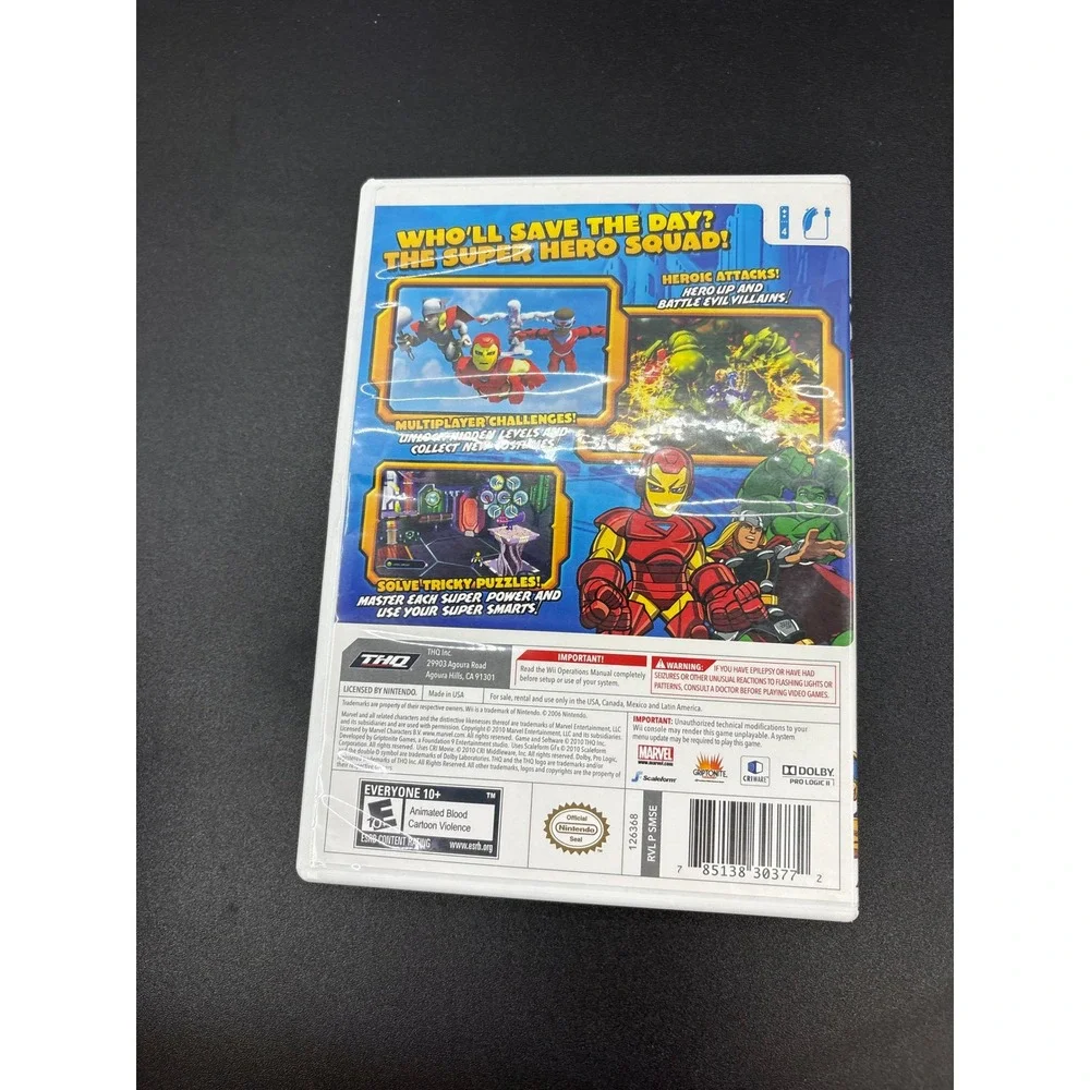 Marvel Super Hero Squad The Infinity Gauntlet Nintendo Wii Game WORKS